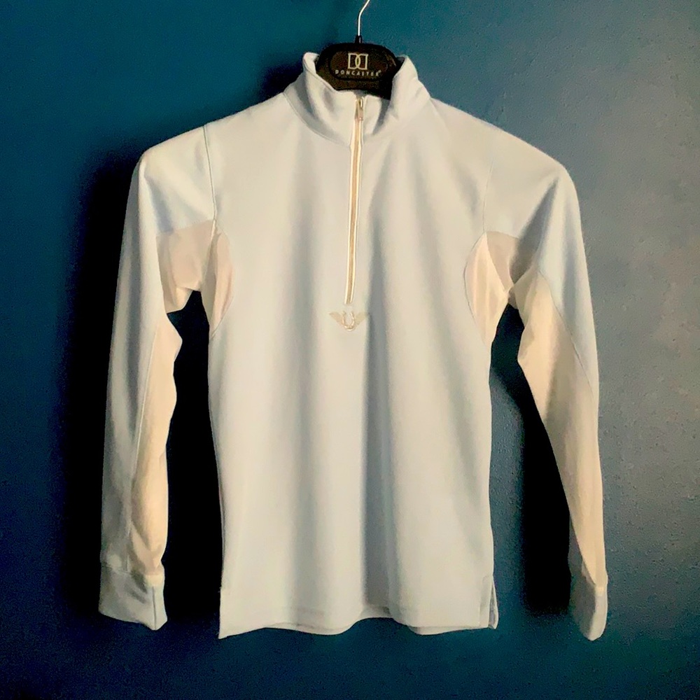 Tuffrider girls ventilated long sleeve sport shirt